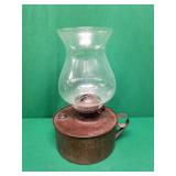 Large Glass Top Oil Lamp Large Glass Top Oil Lamp