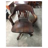 Antique wood office chair Antique wood office chair