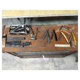 Oster Model B Shaver, 4 straight razors, and a Oster Model B Shaver, 4 straight razors, and a