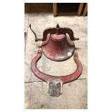 Cast Iron Bell W/ Arbor Cast Iron Bell W/ Arbor
