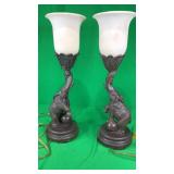2 Berman Elephant Lamps 2 Berman Elephant Lamps