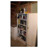 3 White Cabinets Full Of Sprays & Asst. Oil 3 White Cabinets Full Of Sprays & Asst. Oil