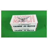 .45 Cal. Match Ball M 1911 Ammo- 230 Gr.-820 FPS .45 Cal. Match Ball M 1911 Ammo- 230 Gr.-820 FPS