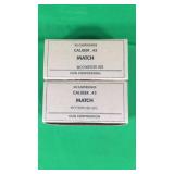.45 Cal. Match Ammo- 50 Rounds Per Box .45 Cal. Match Ammo- 50 Rounds Per Box