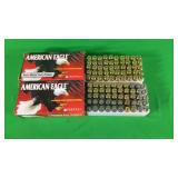 9mm Ammo- 1 Box 124 American Eagle 9mm Ammo- 1 Box 124 American Eagle