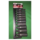 Teq Correct 10 Pc. Metric Deep well Impact Sockets Teq Correct 10 Pc. Metric Deep well Impact Sockets