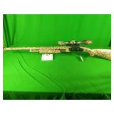 Mossberg Pump action 20ga shotgun w Busnell scope Mossberg Pump action 20ga shotgun w Busnell scope