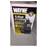 Wayne 1/4 HP Utility Pump Wayne 1/4 HP Utility Pump