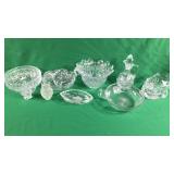 Box of Clear Glass. Many Lead Crystal Box of Clear Glass. Many Lead Crystal