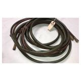 Acetylene torch hose. Acetylene torch hose.