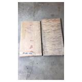 Matching Pieces of Waterfall Bubinga Matching Pieces of Waterfall Bubinga