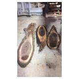 3- Pcs. Of Black Walnut Cut Offs- Rough Cut 3- Pcs. Of Black Walnut Cut Offs- Rough Cut
