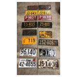 16 Old License Plates 16 Old License Plates