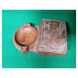 Cigarette Box and Ash Tray Cigarette Box and Ash Tray