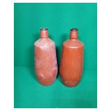 Two Old Style Cork Top Bottles Two Old Style Cork Top Bottles