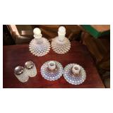 6 Pieces of Hobnail Milk Glass 6 Pieces of Hobnail Milk Glass