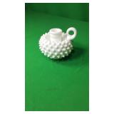 Hobnail Milk Glass Candle Holder Hobnail Milk Glass Candle Holder
