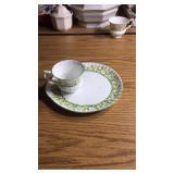 Crown Stafford Shire Collection Cups w/Plates Crown Stafford Shire Collection Cups w/Plates