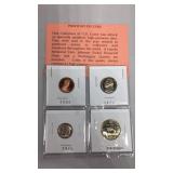 4 Proof Coins 1976-2005 4 Proof Coins 1976-2005