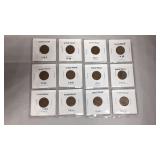 12 Wheat Cents 1925-1958 12 Wheat Cents 1925-1958