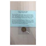 Civil War Indian Head Cent 1863 Civil War Indian Head Cent 1863