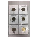 Uncirculated Jefferson Nickels 1957-1980 Uncirculated Jefferson Nickels 1957-1980