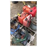 Pallet Deal- Gas Cans- Jack-Creeper plus... Pallet Deal- Gas Cans- Jack-Creeper plus...