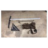 Heavy Duty Aluminum Square, Pry Bar, Tool Belt, Heavy Duty Aluminum Square, Pry Bar, Tool Belt,