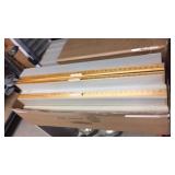 12- Boxes Of Yard Sticks- 6 Per Box 12- Boxes Of Yard Sticks- 6 Per Box