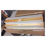 12- Boxes Of Yard Sticks- 6 Per Box 12- Boxes Of Yard Sticks- 6 Per Box