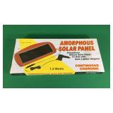 Amorphous Solar Panel- 12 w/ Auto Adapter Amorphous Solar Panel- 12 w/ Auto Adapter