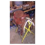 15" Western Show Saddle w/ Breast Collar & Reins 15" Western Show Saddle w/ Breast Collar & Reins