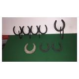 2- Horseshoe Coat Hangers & 3 Horseshoes 2- Horseshoe Coat Hangers & 3 Horseshoes