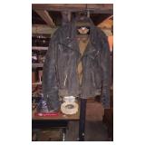 Harley Davidson Leather Jacket -Size Med. Harley Davidson Leather Jacket -Size Med.