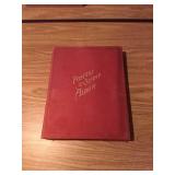 Postage stamp album with stamps inside Postage stamp album with stamps inside