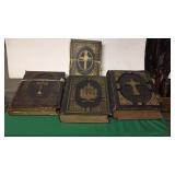 4- Vintage Bibles 4- Vintage Bibles