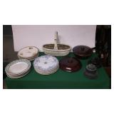 Plates, Basket, Mar-Crest Stoneware, Etc. Plates, Basket, Mar-Crest Stoneware, Etc.