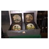 Metal Trunk w/ Pictures Metal Trunk w/ Pictures