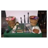 Yarn, Thread, Silverware, Candle Sticks, Etc. Yarn, Thread, Silverware, Candle Sticks, Etc.