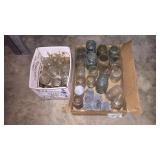 2- Boxes Of Vintage Mason Jars & Lids 2- Boxes Of Vintage Mason Jars & Lids