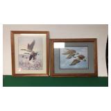 2- Framed Geese Prints 2- Framed Geese Prints