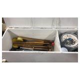 Ice Fishing Sled With Tip ups & Bait Bucket Ice Fishing Sled With Tip ups & Bait Bucket