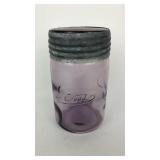 Vintage Gem Wallaceburg Fruit Jar- Purple