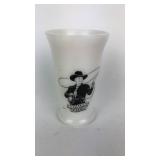 Vintage Hopalong Cassidy Child Milk Glass