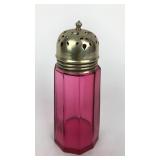 Vintage Cranberry Sugar Shaker