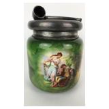 Vintage Victoria Humidor w/ Sterling Top Vintage Victoria Humidor w/ Sterling Top