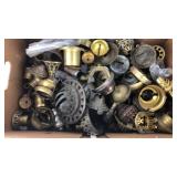 Box of Gas and Electric Lamp Parts