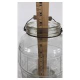 Vintage Glass Cracker Jug Vintage Glass Cracker Jug