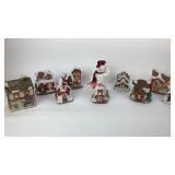 10- Christmas House Candle Holders