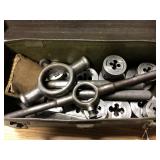Greenfield Threaded Dies in Metal Box Greenfield Threaded Dies in Metal Box